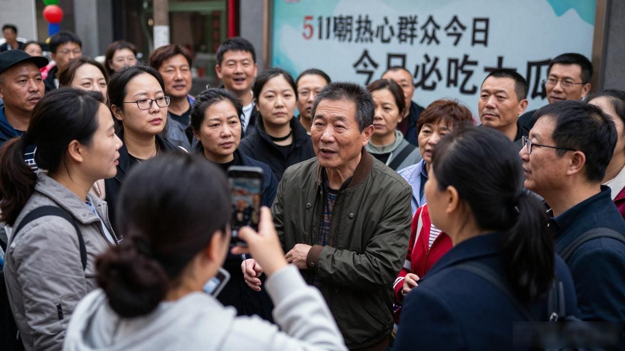 51朝阳热心群众今日必吃大瓜，我在朝阳的朋友差点没绷住
