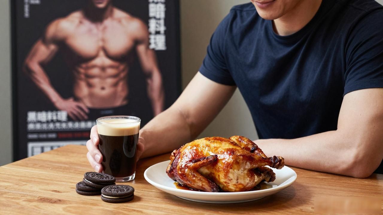 健身明星那些黑暗料理，我朋友跟了半年才发现全是坑